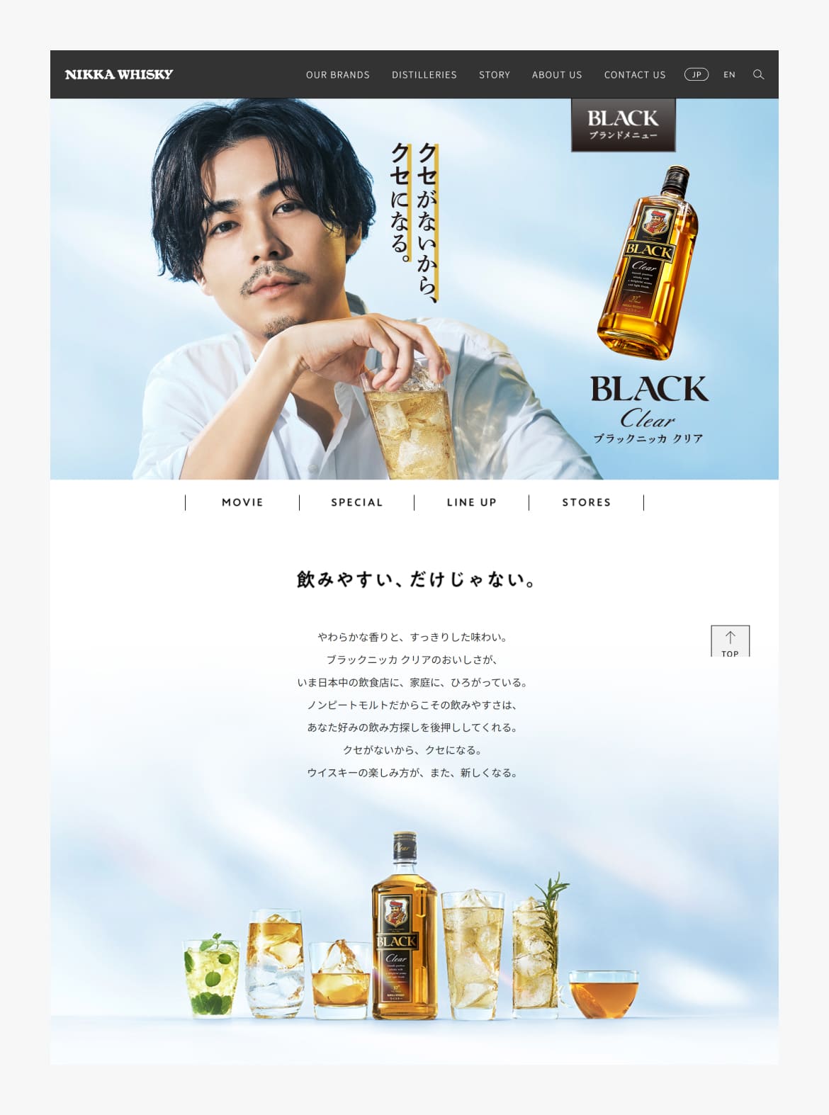 ブラックニッカ　クリア