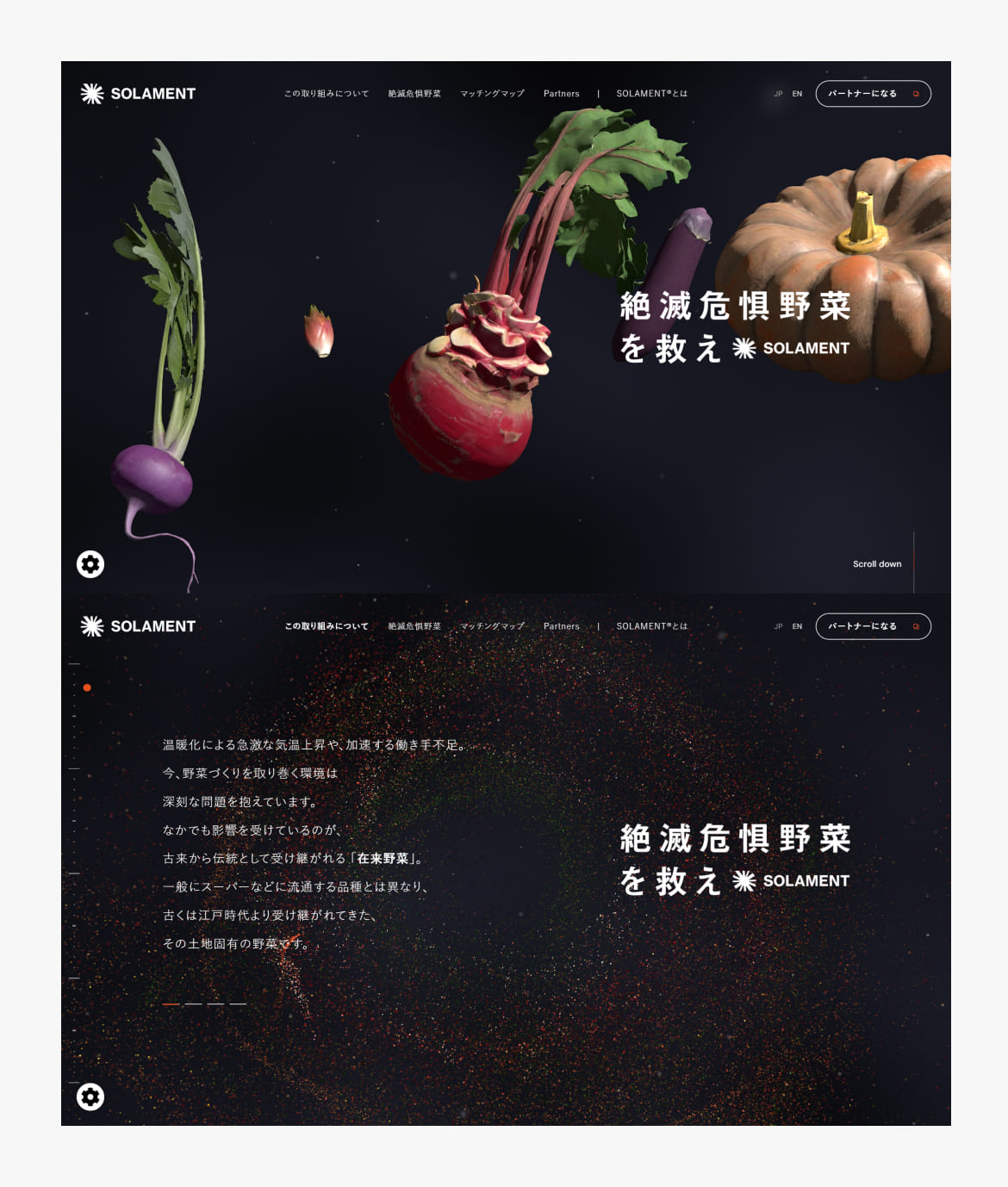 絶滅危惧野菜を救え