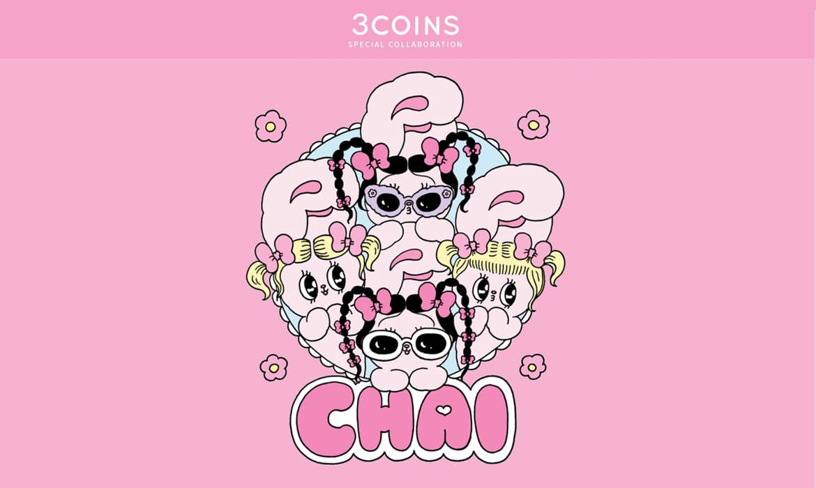 CHAI meets ESTER BUNNY - 3COINS | PAL CLOSET(パルクローゼット) - パルグループ公式通販サイト