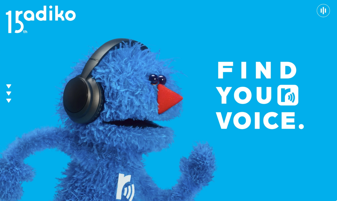 radiko15周年特設サイト - FIND YOUR VOICE.