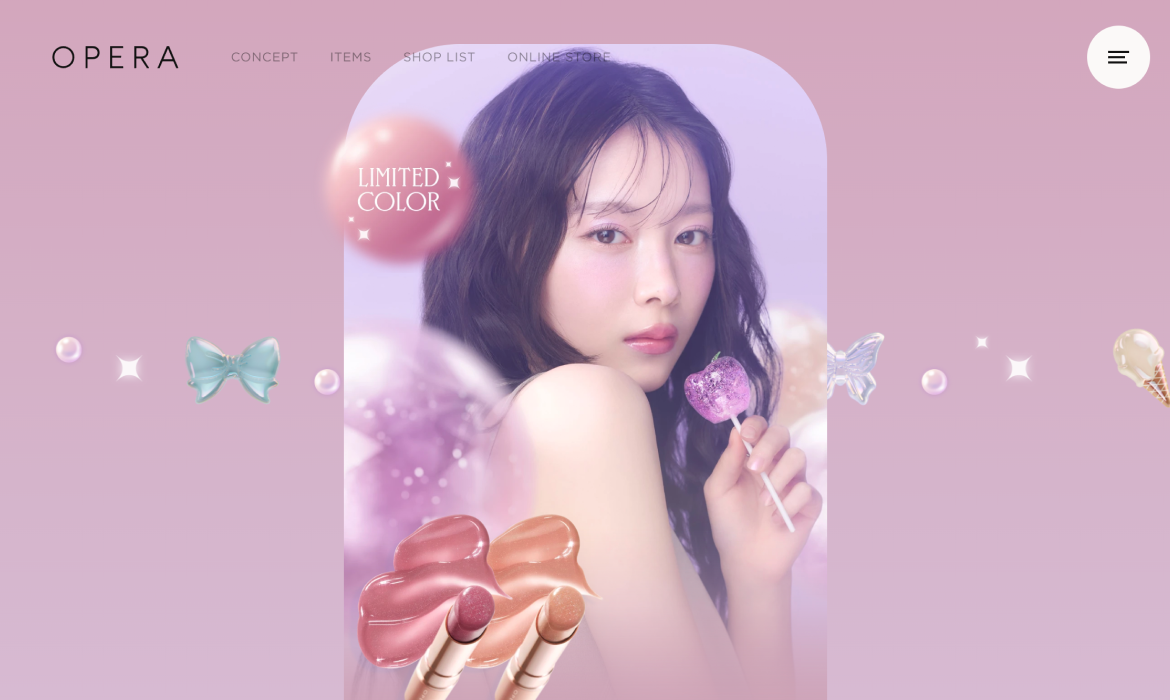 2026 SUMMER 甘さ控えめキャンディリップ ‘Low Sugar Drop’ | OPERA（オペラ） | コスメティック[公式]